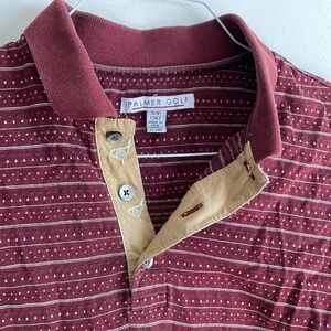 Men's Maroon Short Sleeve Polo Shirt
